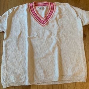 LOFT Ann Taylor short sleeve knit sweater size M